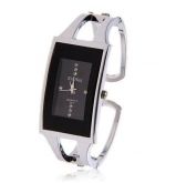 fashion Xinhua Rectangle Shaped White Dial Bracelet Wrist Wa