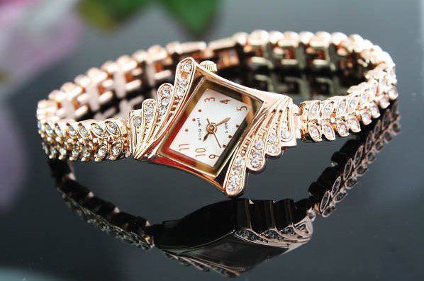 Fashion rhinestone diamond Waterproof luxury watches for lad